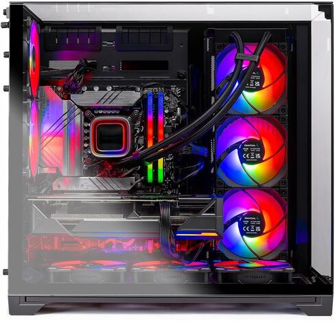 Skytech Azure Gaming PC سطح مكتب ، Ryzen 7 7700x 4.5 GHz (5.4 جيجا هرتز توربو) ، NVIDIA RTX 5070 12GB ، 1TB Gen4 NVME SSD ، 32GB DDR5 RAM 6000 RGB ، 850W GOLD ATX 3 PSU ، 360MM ARGB AIO ، WI-FI ، WIN 11 in Saudi Arabia