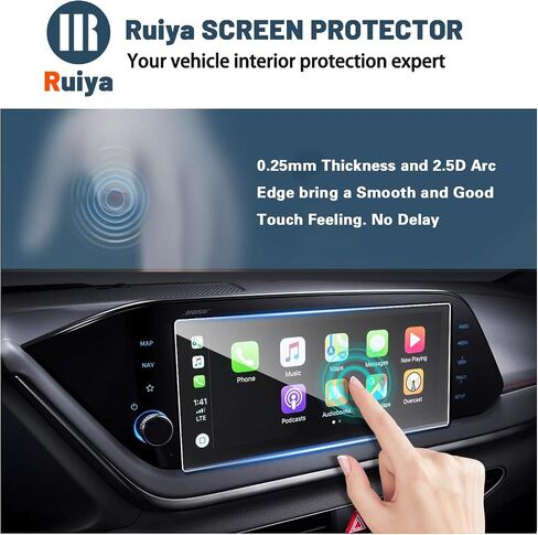 RUIYA For Lexus NX Screen Protector 2022-2024 Lexus NX Accessories 9.8-In Radio Touchscreen 9HD Anti-scratch & Glare Tempered Glass Compatible with 2022 2023 2024 Lexus NX250/NX350/NX450 in Saudi Arabia