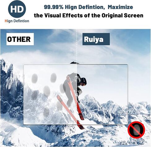 RUIYA For Lexus NX Screen Protector 2022-2024 Lexus NX Accessories 9.8-In Radio Touchscreen 9HD Anti-scratch & Glare Tempered Glass Compatible with 2022 2023 2024 Lexus NX250/NX350/NX450 in Saudi Arabia