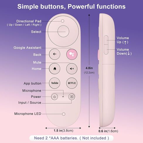 Swocny Universal Replacement Remote Compatible with Roku TV, for TCL/Hisense/Sharp/Philips/JVC/RCA/Magnavox/Sanyo/LG/Haier Roku TVs in Saudi Arabia