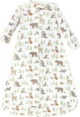 Hudson Baby Unisex Baby Cotton Wearable Sleeping Bag, Sack, Blanket, Teddy Bear Long Sleeve, 12-18 Months in Kuwait