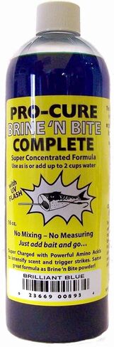 Pro-Cure Brine 'N Bite Complete Bait Brine, 16-Ounce, Natural Shine in Saudi Arabia