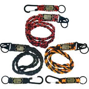 2/4/6pcs Paracord Lanyard مع علم الولايات المتحدة الأمريكية ، حبل رئيسي للمفاتيح للرجال ، سلاسل مفاتيح قلادة الحبل المظلي in Kuwait