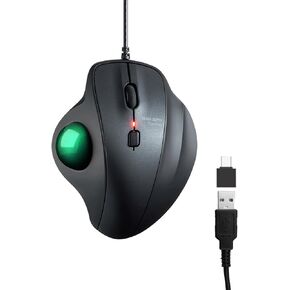 Sanwa Wired Ergonomic Trackball Mouse ، الفئران العمودية البصرية ، أزرار صامتة ، كرة مسار 34 ملم ، 600/800/1200/1600 DPI ، متوافقة مع MacBook ، الكمبيوتر المحمول ، الكمبيوتر ، Windows ، MacOS ، الأرجواني
