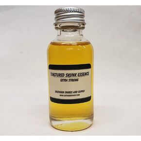 Concentrated Skunk Essence Extra Strong 1 oz Skunk Essence Skunk Spray Stop Unwanted Loitering and Unwanted Guests Stop trespassing. Cover Scent