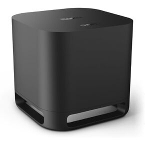 onn. Roku Wireless Subwoofer - 10" Driver with 150W Peak Power for Enhanced Home Theater Bass (Renewed)