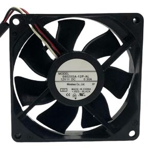 08025SA-12P-AL Fan 8CM for 12V 0.30A 8025 80X80X25MM 3-Wire Cooling Fan