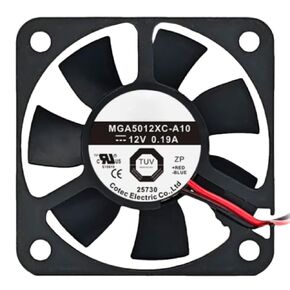 MGA5012XC-A10 Fan 5CM for 12V 0.19A 5010 50X50X10MM 2-Wire Cooling Fan