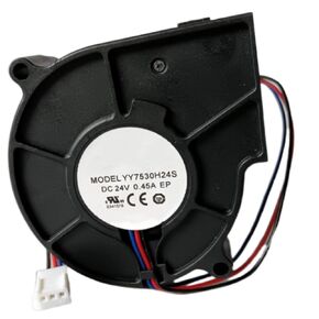 YY7530H24S Fan 7.5CM for 24V 0.45A 7530 75X75X30MM 3-Wire Cooling Fan
