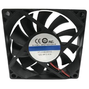 KF0715H1SR-R Fan 7CM for 12V 0.41A 7015 70X70X15MM 2-Wire Cooling Fan