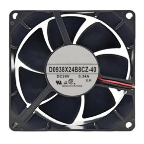 D0938X24B8CZ-40 Fan 9CM for 24V 0.34A 9038 90X90X38MM 2-Wire Cooling Fan