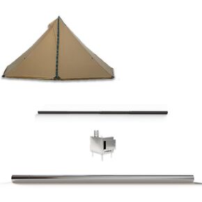 ابحث عن حزمة خيمة ريدكليف الساخنة | SXL STOVE و TIPI خفيفة الوزن لتصيد الصيد في المخيمات على الظهر