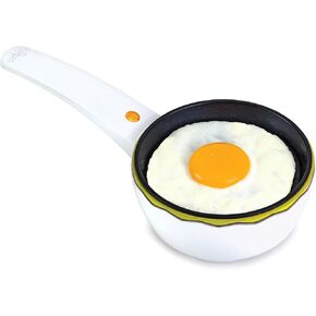 Mini Electric Fry Pan-شكل بيض ممتع-طلاء غير لاصقة ، سهل التنظيف-رائع للعائلات ، الأطفال ، المساكن ، الشقق ، RVS-هدية للعطلات ، أعياد الميلاد ، حفلات الزفاف