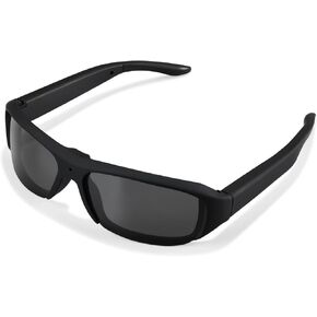 Smart Video 1080p Camera Glasses for Men - Outdoor HD UV Protective Polarized Lenses Recording Sunglasses for Cycling Sports, Traveling, Driving(Include 32G Memory Card)