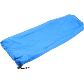LoveinDIY Sleeping Pad Yoga Mat Storage Bag Drawstring Stuff Sack Dustproof - Blue