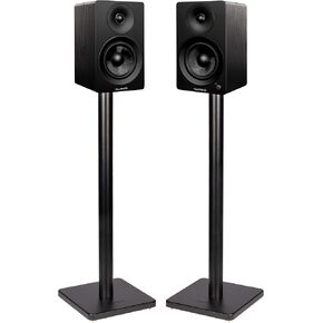 Fluance Ai41 Powered 2-Way 2.0 Stereo Bookshelf Speakers with 5" Drivers, 90W Amplifier for Turntable, TV, PC and Bluetooth 5 Wireless Music Streaming with RCA, Optical, Subwoofer Out (Natural Walnut)