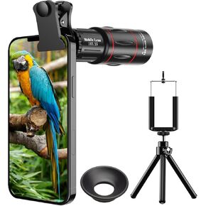 18X Telephoto Lens, Evil eye Hight Power Telephoto Phone Lens with Tripod, Mobile Cell Lens Attachment for Android & iPhone, Samsung and Most Smartphone