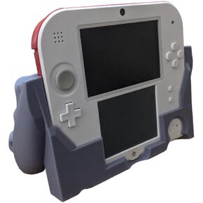 Ergonomic Handheld Grip for Nintendo 2DS, Custom 3D Printed Comfort Cradle Dock Attachment Accessory, Pistol-Style Handle Accessory Portable Console Gaming
