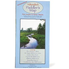 خريطة Adirondack Paddler ، الناشر - Paddlesports 9780974632056