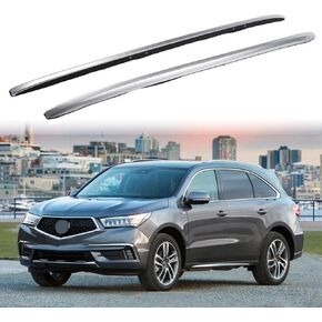 Silver 2PCS Roof Rack Rail Fits for Acura MDX 2014-2020 2021 Luggage Carriers Crossbars Cross bar roof Rails