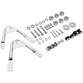 Detachable Passenger Luggage Rack Mounting Kit - Compatible with 1997-2008 Harley Touring FLH/FLT Models | Heavy-Duty Docking Hardware for Two-Up Riding Accessories