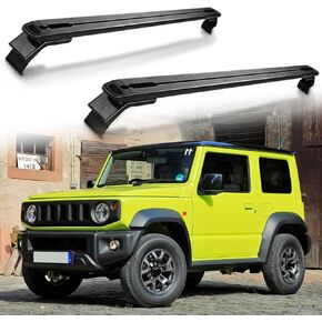 2pcs crossbar cross bar rock Rails fits Aluminium for Suzuki Jimny 2019-2024