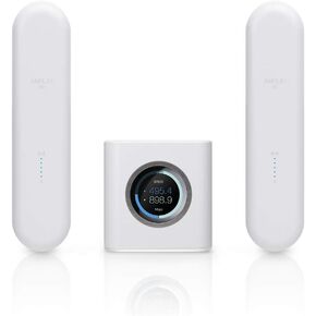 AmpliFi HD WiFi System by Ubiquiti Labs, Seamless Whole Home Wireless Internet Coverage, HD WiFi Router, 2 Mesh Points, 4 Gigabit Ethernet, 1 WAN Port, Ethernet Cable (AmpliFi HD UniBody)