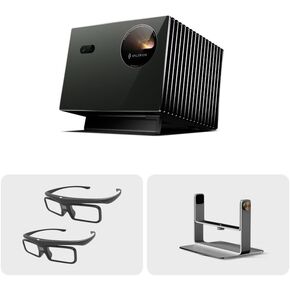 VisionMaster Pro2 Triple Laser Projector with 3D Glasses and Gimbal Stand