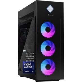 HP Omen 45L Gaming Desktop ، Intel Core Ultra 9 285K ، 64 GB RAM ، 2 TB SSD ، NVIDIA GEFORCE RTX 5090 ، Windows 11 Pro ، Microsoft CoPilot ، Glass Edgded ، GT22-3090 (2025)