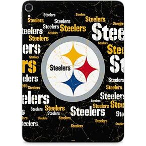 Skinit Decal Tablet Skin Compatible with iPad Pro 11in M4 (2024) - Officially Licensed NFL Pittsburgh Steelers Black Blast Design