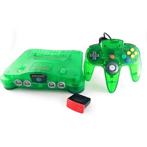 Nintendo 64 System Video Game Console Jungle Green (متجدد)