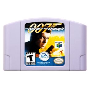 N64 games Cartridge 007 - The World Is Not Enough NTSC Version Retro Games reconstructed