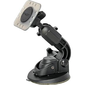 PIVOT Low Profile Single Suction Cup Mount - Curved Arm - Supports Multi-Angle Display and Viewing - for Professional Pilots, General Aviation