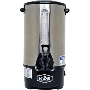 KWS WB-8 9L/ 38Cups Commercial Heat Insulated Water Boiler and Warmer Stainless Steel