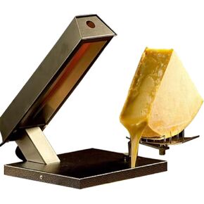 YUEWO Raclette Quarter Wheel Cheese Melter Commercial Electric Cheese Machine 600W for Nacho Cheese Wheel Adjustable Angle Rapid Heating