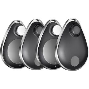 Utag GPS Tracker for Kids 4Pack ، يعمل Key Finder مع Apple Find My (iOS Only) ، IP67 Protecting ، حماية الخصوصية ، الوضع المفقود ، تعقب Bluetooth للأطفال ، كبار السن ، الحيوانات الأليفة ، حقيبة الظهر (أسود)