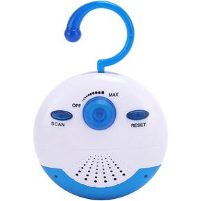 Waterproof Shower Radio, Mini Portable FM Radio Built in Speaker for Bathroom Kitchen, Boating, Hiking, Shower Speaker