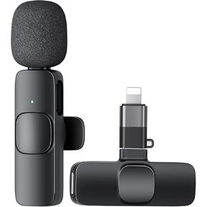 1 حزمة ميكروفون مصغرة للهاتف ، iPad ، LAV MIC لتسجيل الفيديو
