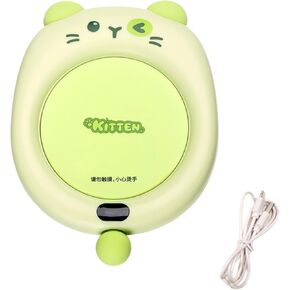 Practical Coffee Cup Heater Portable Beverage Thermostatic Coasters Electric USB Heating Pad with Adjustable Temperature