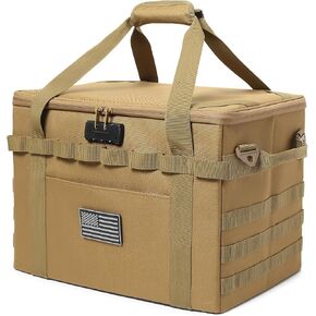 Tactical Camping Storage Bag - 38L Utility Tote Bag Organizer with Combination Lock and Shoulder Strap in Saudi Arabia