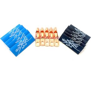 (10) 8 محطات حلقة النحاس المقياس 1/4 "