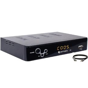 Ematic AT103B Digital TV Converter Box with Recording, Playback, & Parental Controls with VallSonik High Speed HDMI Cable
