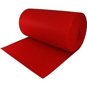 Absolute 120" X 48" Red Car PA DJ Speaker Box Upholstery Liner Carpet