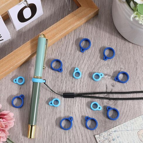 Gorgecraft 1 Box 60pcs واضحة مضاد للحلقات المطاطية المضادة للسيليكون 2 أحجام حامل السيليكون قلادة متعددة الأغراض قابلة للتعديل 8/13mm قلادة الحبل البديل الحافلة لمجموعة قلادة حلقة رئيسية in Saudi Arabia
