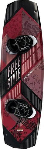 RAVE Sports Freestyle Blue Wakeboard and Bindings Package Freestyle Wakeboard with Striker Boots Blue/Black in Saudi Arabia