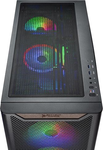Skytech Gaming King 95 Desktop PC, Intel i7 14700F 2.1 GHz (5.3GHz), NVIDIA RTX 5070 Ti 16GB, 2TB Gen4 NVMe SSD, 32GB DDR5 RAM 6000 RGB, 850W Gold PSU, 360mm ARGB AIO, Wi-Fi, Win 11 in Kuwait