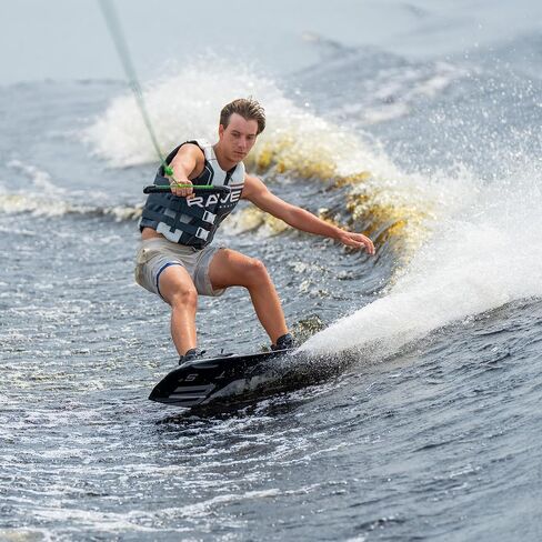 RAVE Sports Freestyle Blue Wakeboard and Bindings Package Freestyle Wakeboard with Striker Boots Blue/Black in Saudi Arabia