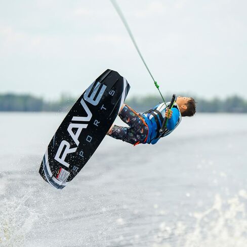 RAVE Sports Freestyle Blue Wakeboard and Bindings Package Freestyle Wakeboard with Striker Boots Blue/Black in Saudi Arabia