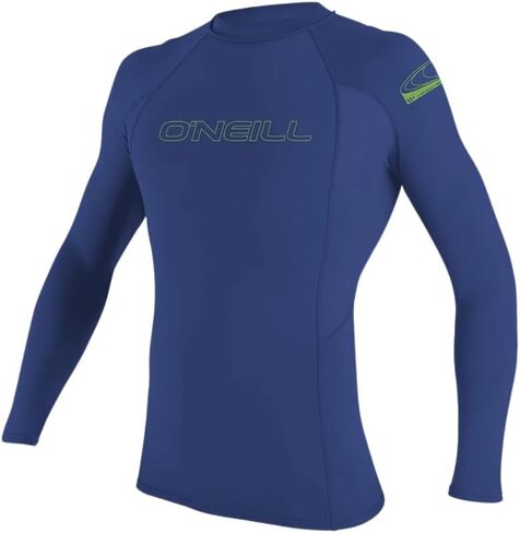 O'Neill Wetsuits Youth Basic Skins UPF 50+ Short Sleeve Rash Guard, Pacific, 14 in Kuwait