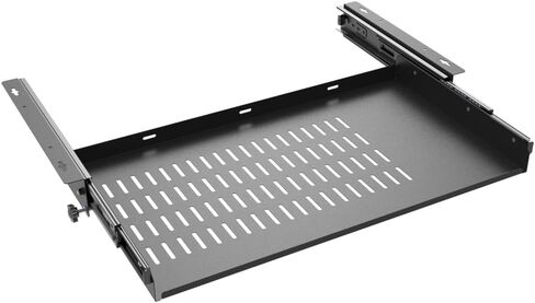 Sliding Under Desk Laptop Mount Shelf with Air Vents, 16" W in Kuwait